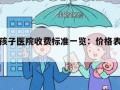 收费标准