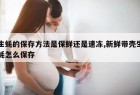 生蚝的保存方法是保鲜还是速冻,新鲜带壳生蚝怎么保存